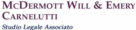 McDermott Will & Emery Carnelutti firm logo
